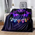 thumbnail image 1 of Manta con estampado 3D de dibujos animados para niños, sala de estar y acogedora para manta suave, dormitorio, sofá cama, manta de viaje, regalo de cumpleaños, 1 of 5