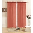 thumbnail image 1 of Kashi Home SP012578 Panneau Transparent Lisa de 55 x 84 Po - Rouille&44; Pack de 2, 1 of 1