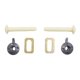 thumbnail image 2 of Tornillo Para Asiento Sanitario Coflex Blanco 7Cm, 2 of 3