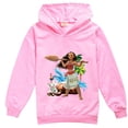 thumbnail image 1 of Camiseta con capucha de algodón con estampado de Moana para niña y niño, ropa de moda de otoño, 11 colores zhangmenya  LED, 1 of 2