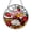 Stained Glass 5.9 Inch, variant on Sweet Dessert Stained Glass Suncatcher Window Hanging, Strawberry Cupcake Ice Cream Stained Glass Style Window Decor, Colorful Food Art Sun Catcher Ornament for Kitchen Window Decor
