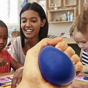 Stress Relief Ball – Squeeze Anxiety Stress Reducer for Hand, Physical Therapy, Arthritis (Blue)