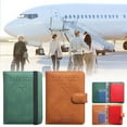 thumbnail image 1 of ¡Gran Oportunidad de Ahorro!, Funda de cuero para pasaporte antirrobo, moderna, para documentos de negocios, para viajes Akmoler, 1 of 9