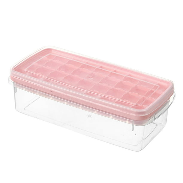 Dyfzdhu Ice Cube Tray With Lid And 36 Silicone Ice Tray For Freezer