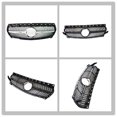 thumbnail image 3 of LABLT Front Diamond Star Grille Grill Fit for Mercedes Benz W117 CLA250 2013-2015 Black, 3 of 6