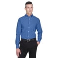 thumbnail image 1 of Oxford de manga larga clásico resistente a las arrugas para hombre AZUL FRANCÉS 2XT UltraClub 8970T, 1 of 1