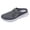 Dark Gray, variant on Men's Summer Sandals Summer Breathable Mesh Sneakers Open Back Casual Walking Slippers S𝗅ip On Mules Shoes Side Hollow Out Athlet𝗂c Shoes Comfortable Soft Sole Sport Slides