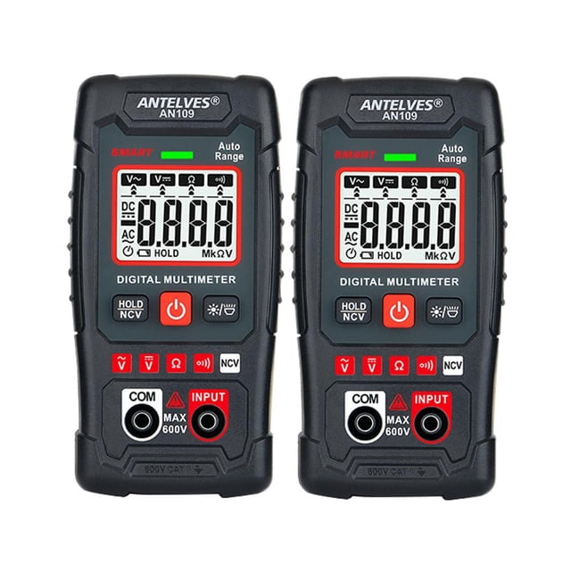 Professional EN61010-2-030 EN61010-2-033 III 600V Smart Digital Voltage Meter Ohm Current Multimeter Tester