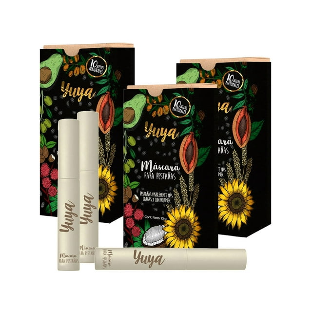 Pack 3 Máscaras para pestañas Yuya 10 aceites 10g c/u