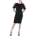 thumbnail image 3 of Calvin Klein Womens Sequined Midi Cocktail and Party Dress, 3 of 4