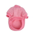 thumbnail image 3 of Pet Puppy Clothes Warm Pet Dog Cat Jacket Coat Soft Sweater Clothing For Dogs Pink S, 3 of 5