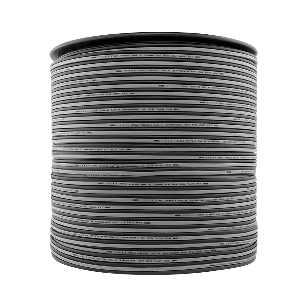 DS18 SW-16GA-1000SLVB 16-GA Car Audio Speaker Wire 1000 Feet Silver