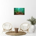 thumbnail image 6 of HFDF Brown Bear Wall Art for Kids Room, Cute Animal Canvas Patg of Mother and Cub Old-growth Forest Picture, Adorable Family Wildlife Decor 10x8inch Framed, 6 of 6