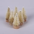 thumbnail image 4 of Mini Christmas Tree, Set of 12 Sizes Artificial Small Tiny Pine Tree with Wooden Bases, for Xmas Holiday Room Tabletop Decor, 4 of 6