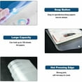 thumbnail image 2 of 10pcs A4 Plastic File Folder, A4 Document Folder, Clear Plastic Document Folders with Snap Button for School Office Supplies Homework A4 Envelope, 2 of 5
