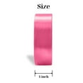 thumbnail image 2 of Flamingo Pink Satin Ribbon 1 inch Double Face Satin Pink Ribbons Solid Ribbon Roll 25 Yards Ideal for Baby Shower Wedding Valentine's Day Decoration Gift Wrapping Flower Arranging DIY Crafts Bows, 2 of 8