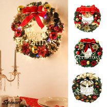 Spencer 12" Wintry Pine Christmas Wreaths Decor for Door Wall Garland Flower Ornament Party Decoration "#3"