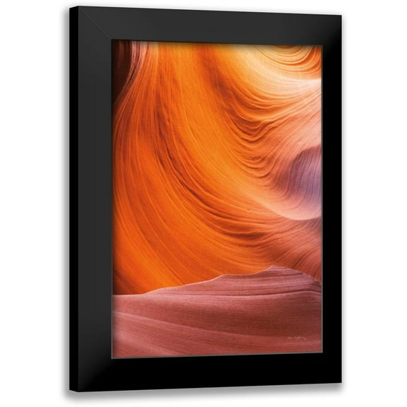 Majchrowicz, Alan 11x14 Black Modern Framed Museum Art Print Titled - Lower Antelope Canyon VII