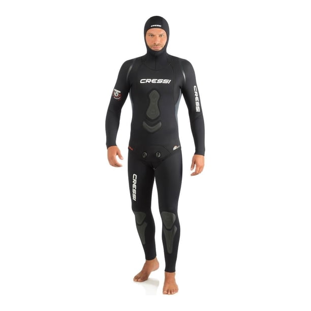 Traje 2 piezas para Caballero Cressi Apnea Neopreno de 3.5mm Talla M Negro