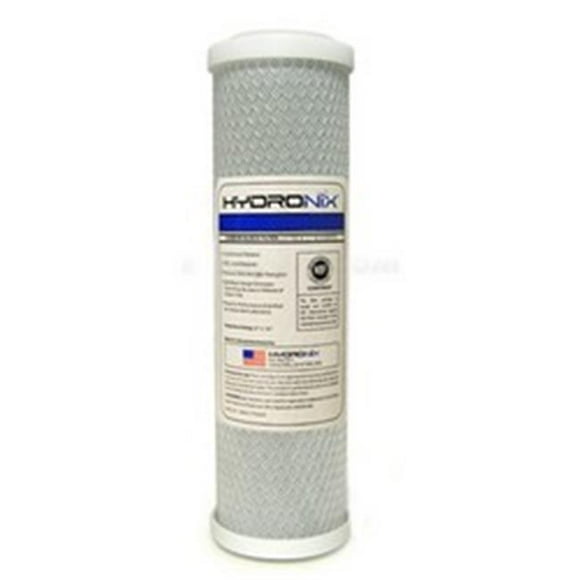 Hydronix HYDRONIX-CB-25-1001 Replacement Carbon Water Filter 10 in. x 2.5 in. - 1 Micron