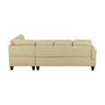 thumbnail image 2 of Star Home Living Corp Chris Microfiber Fabric Right Facing Sectional, 2 of 9