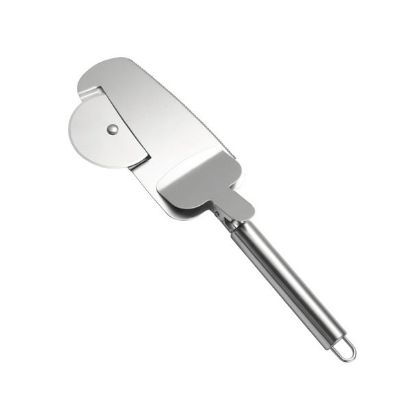 Pisexur Batería de cocina Cortador de pizza de acero inoxidable 3 en 1, cortador multifunción, cortador de sándwiches para la cocina del hogar