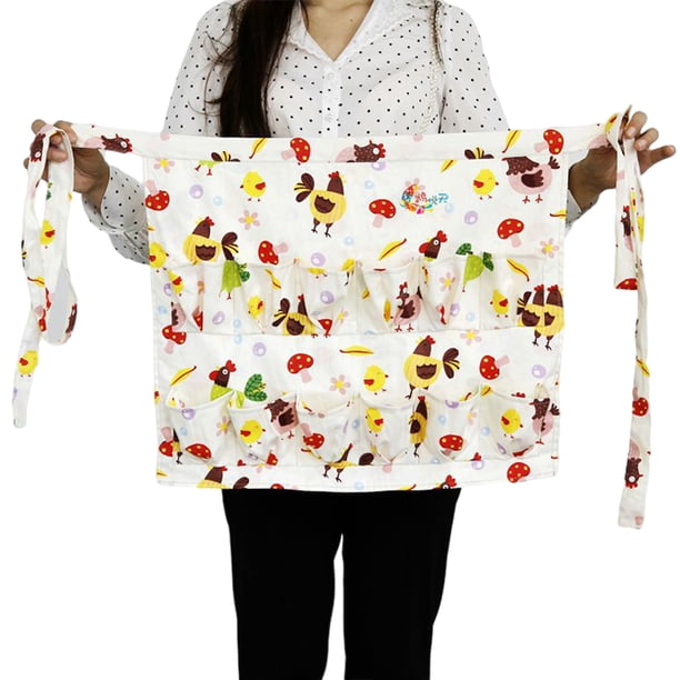 Huevos Recolección delantal con almacenamiento Pocket Casa Ropa de trabajo de moda ropa de trabajo con recolección delantales Almacenamiento Presentes para ama de casa Adulto 12 bolsillos Scienceny HA012228-01