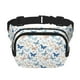thumbnail image 1 of Fotbe Butterfly Cangurera Cuadrada con Estampado de Doble Capa, Bolsa de Cintura Ajustable Mini para Hombres y Mujeres, 1 of 9