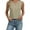 Khaki-linen shirt for women, variant on FNFYFH Womens Summer Tank Top Sleeveless Keyhole Neck Cotton Linen Shirt Basic Loose Dressy Work Shirt Blouse