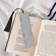 thumbnail image 4 of Kdxio GlitterSilver Print Metal Tassel Bookmarks,Perfect Gift for Art Lovers and Bookworms Metal Bookmarks for Women, 4 of 8