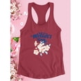 thumbnail image 3 of Mothers Day Apple Flowers Racerback Tank Women -Image by Shutterstock, Female x-Small, 3 of 4