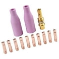 thumbnail image 3 of Welding Torch Nozzle Holder Welding Torch Welding Torch Accessories 13Pc Argon Ceramic For 15Ak Mig 15Ak Practical, 3 of 7