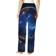 thumbnail image 2 of Bixox Women's Astronaut Patterned Pajama Pants Loungewear, 2 of 5