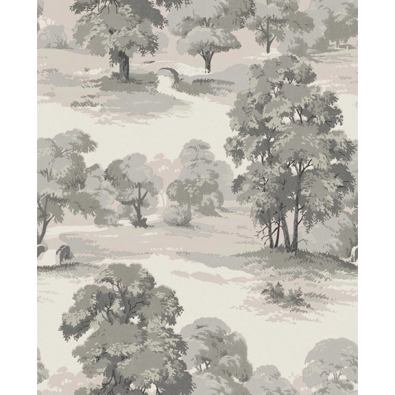 Advantage Sherwood Grey Glade Wallpaper