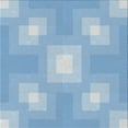 thumbnail image 1 of Ahgly Company Indoor Square Patterned Light Blue Novelty Area Rugs, 6' Square, 1 of 6