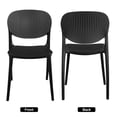 thumbnail image 5 of Modern Indoor/Outdoor Patio Dining Chair - Durable Polypropylene, Weather-Resistant Design, 5 of 6