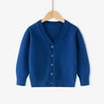 thumbnail image 3 of GYRATEDREAM Girls' Boys' Cardigans Sweater Cotton School Uniforms Button Solid Long Sleeve Knit Sweaters 3-10 Years, 3 of 4