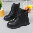 thumbnail image 2 of Girls Boots for Fall and Winter Cozy Casual Side Zipper Girls Boots, 2 of 9