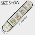thumbnail image 3 of Yayeee Double Oven Mitt Kitchen Heat Resistant Baking 35" x7" Quilted Glove, Toasts Pattern, 3 of 6