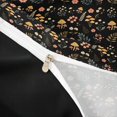 thumbnail image 4 of jejeloiu Woodland Floral Twin Duvet Cover For Girls,Playful Mushroom Twin Bedding,Multicolor Black,Black Reversible,2 Pieces,1 Duvet Cover and 1 Pillowcase, 4 of 6