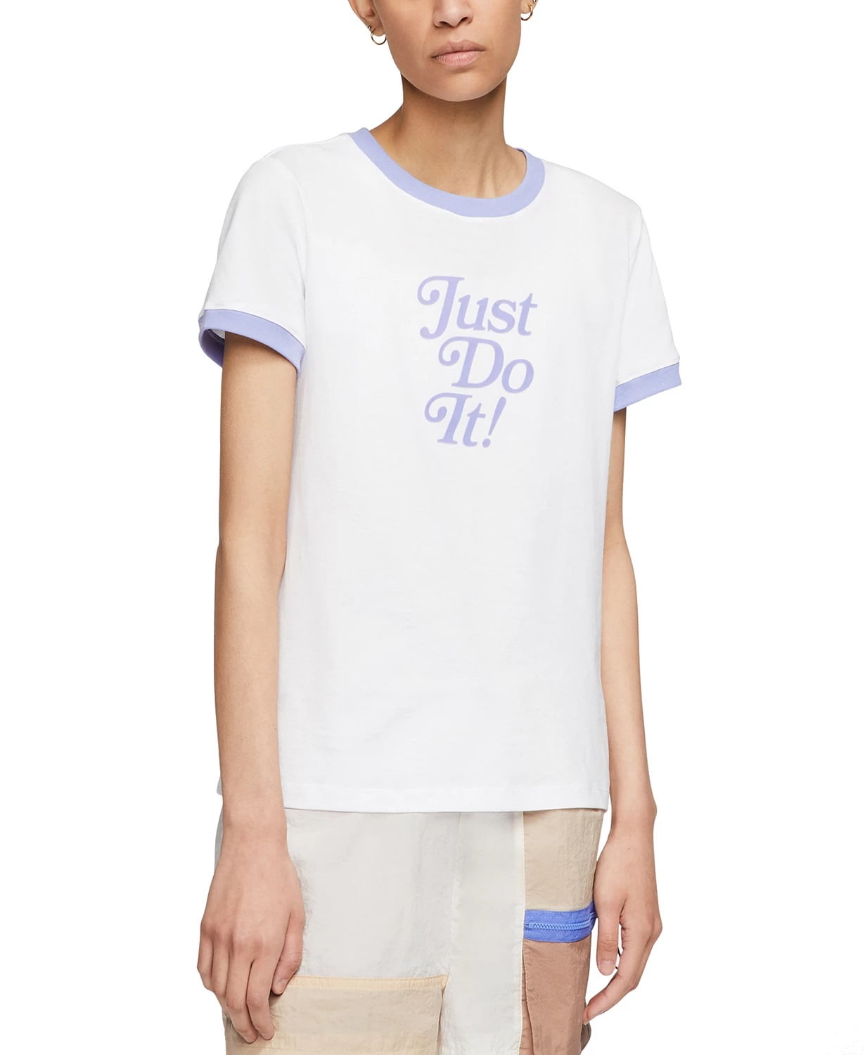 Nike Women's T-Shirt - White - L