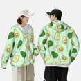 thumbnail image 4 of Vsdgher Sweat à Capuche Adulte Imprimé Avocat pour Hommes Femmes, Manches Longues Protection Solaire Pêche pour Course Natation-3TG, 4 of 7