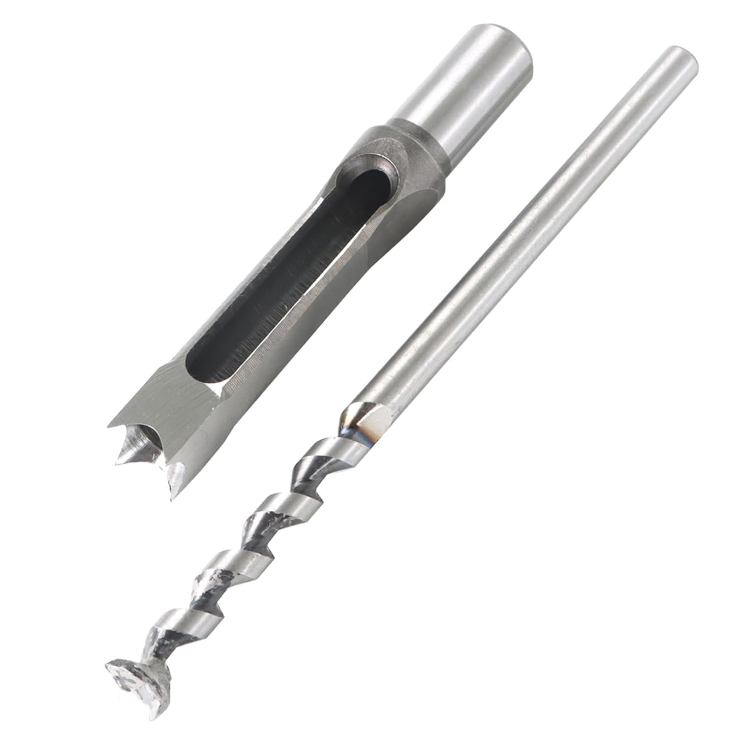 Square Hole Drill 6pcs Square Hole Tenon Chisel Drill Tools Hss 1/4 in 5/16in 3/8in 1/2in 9/16in 5/8in