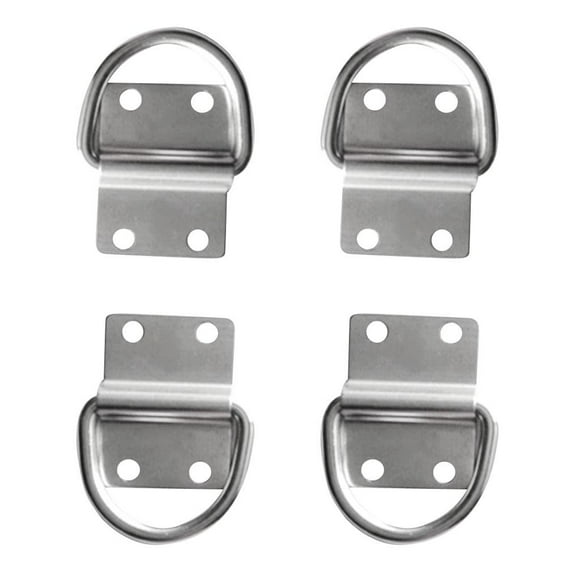 4 Tie Downs, 1/4'' D- Lashing for Loads on Trailers