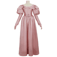 thumbnail image 4 of DAIZBELLA Medieval Renaissance Romantic Vintage Dress for Women with Puffy Sleeve and Belt, M, 4 of 9