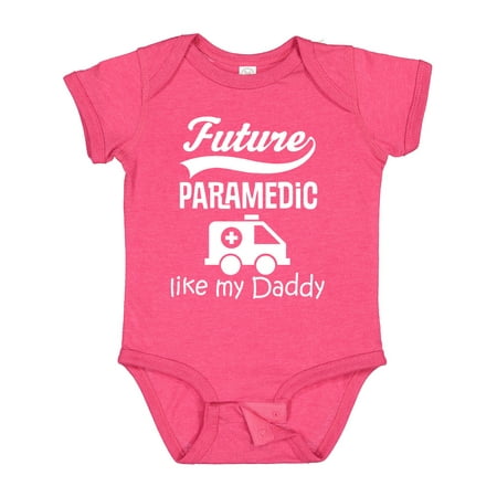 

Inktastic Future Paramedic Like My Daddy Gift Baby Boy or Baby Girl Bodysuit