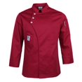 thumbnail image 1 of Chaquetas de Chef Abrigo de Manga Larga Uniformes de Chef Hotel Restaurantes Ropa de Trabajo - Rojo, XL XL rojo Sunnimix uniforme de chaqueta de chef, 1 of 8