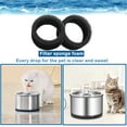 thumbnail image 4 of Delapan 14 Cat Water Fountain Replacement Foam Filters for 84 oz 2.5 L Stainless Steel Pet Water Fountain, 4 of 5