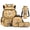 Bee Capybara, variant on HUIACONG 4PCS Pink Dino Student School Backpack Set, 17" Lightweight Bookbag with Lunch Box for Kids Age 7-12