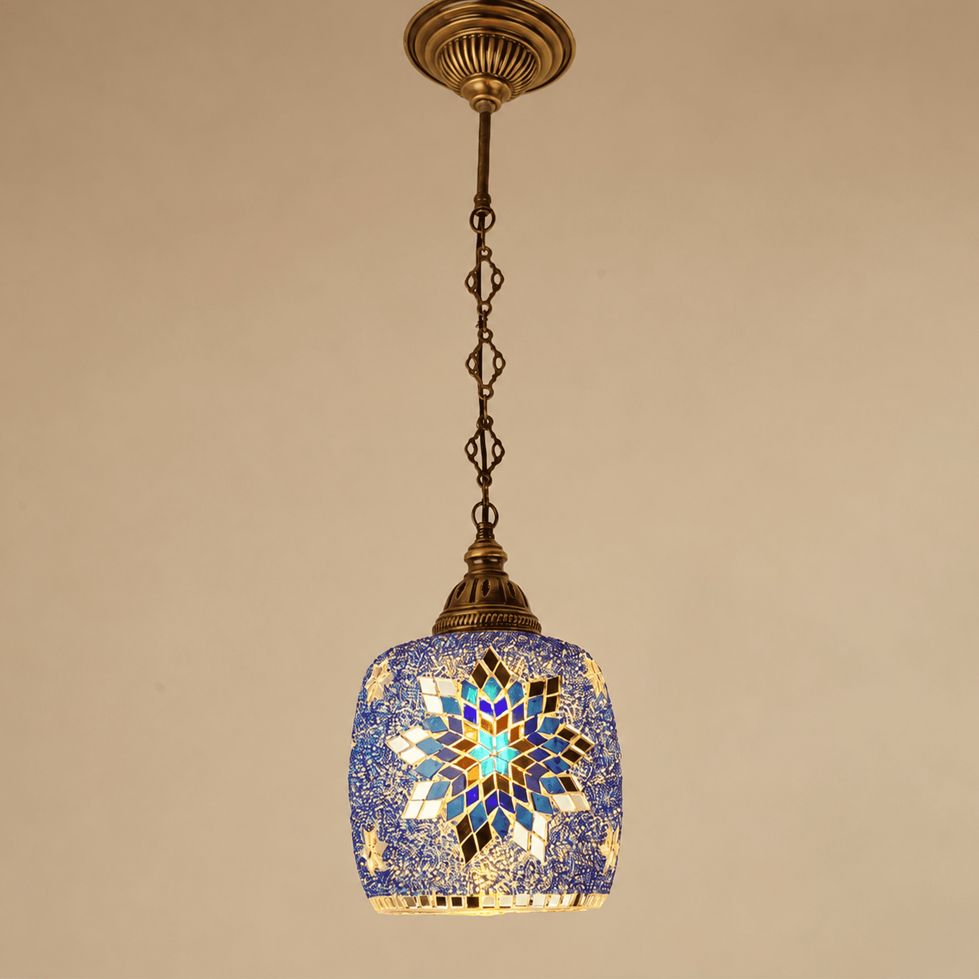 Angora Bohemian Antique Brass Corded Electric Crystal Chandeliers